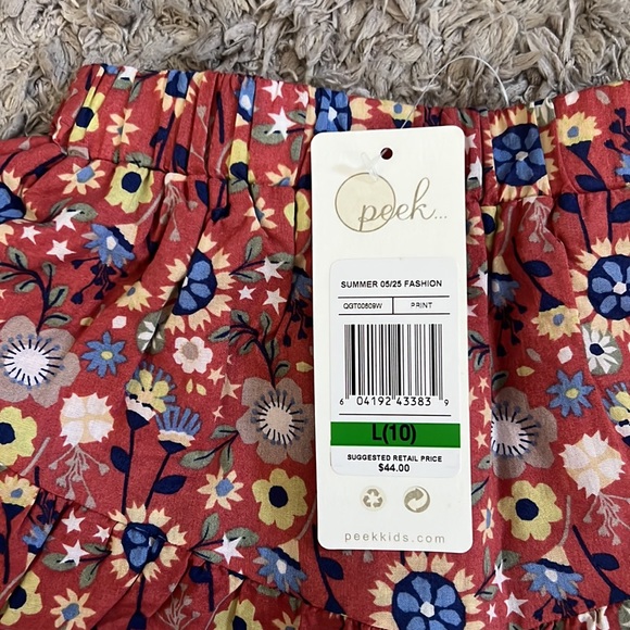 Girls Peek Shorts size L (10) - Picture 2 of 4